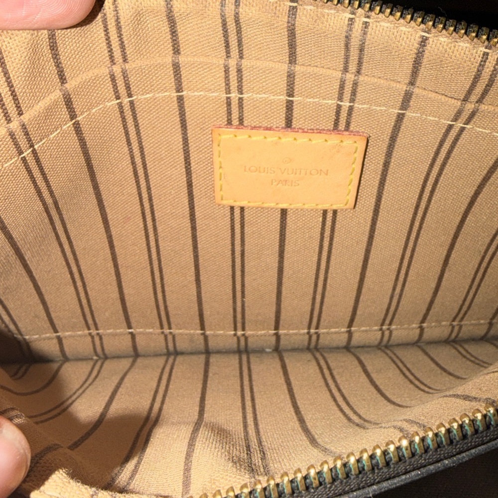 Louis Vuitton Monogram Large Neverfull Pochette/Wristlet SEE DESCRIPTION - Picture 9 of 14